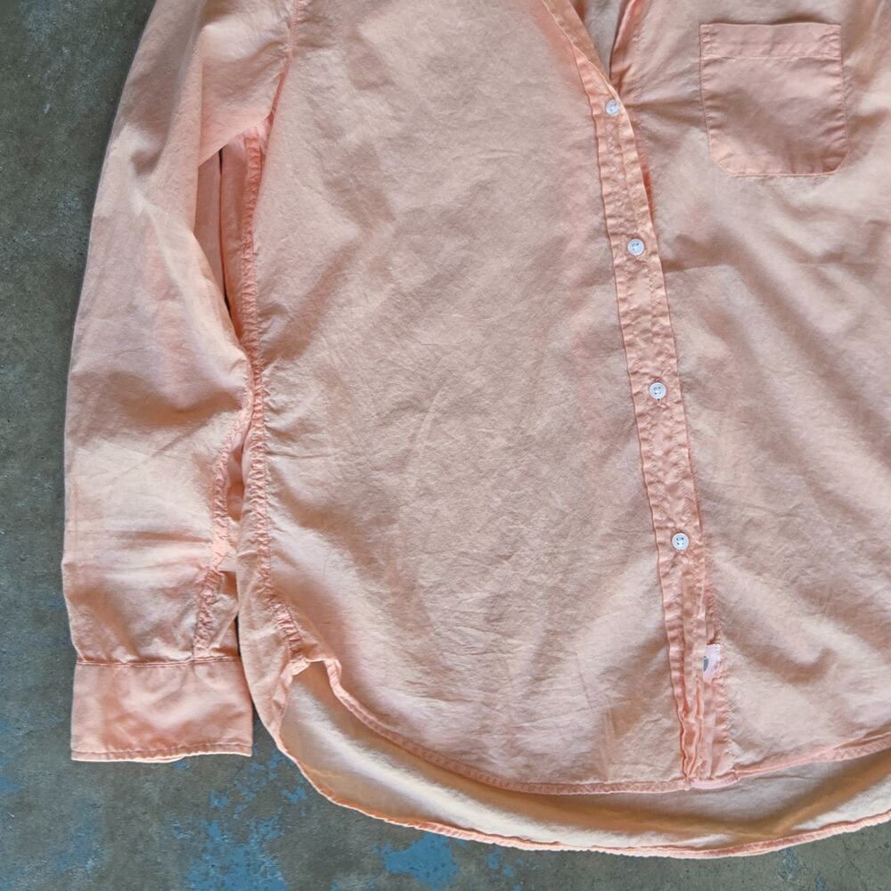 Grayson The Hero Button Up Shirt Size XS 01 Peach Pink Long Sleeve 100% Cotton - Picture 5 of 8